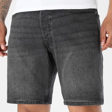 Jack And Jones - Calção de jogging Calça jean Regular Fit Rick Original Preto