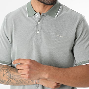 Jack And Jones - Polo Manga Corta Blualves Verde Jaspeado