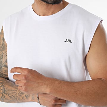 JJ Rebel - T-Shirt Sem Mangas Logo Branco