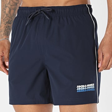Jack And Jones - Calção de banho Maui Sunrise Triple Logo Azul Marinho