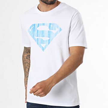 Superman - T-Shirt Oversized Logo Blue Wit Blauw Rood