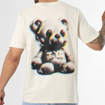 Teddy Yacht Club - Camiseta Oversize Large Anaglyphe Beige