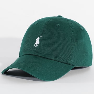 Polo Ralph Lauren - Gorra Original Player Verde Oscuro Blanco