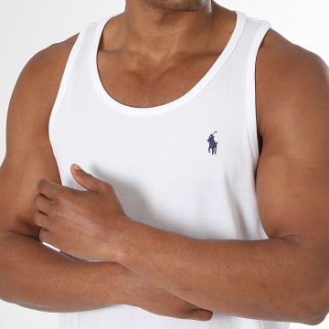 Polo Ralph Lauren - T-shirt Classic Fit Original Player Branco Azul Marinho