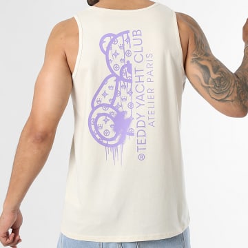 Teddy Yacht Club - Camiseta sin mangas Atelier De Paris Beige Lavanda
