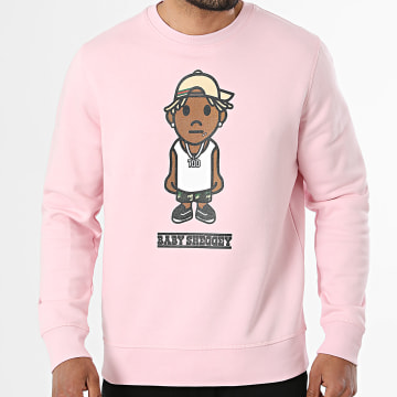 Zequin - Sweat Crewneck Baby Sheggey Rose