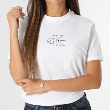 Calvin Klein - T-Shirt Feminina 7G831 Bege Claro