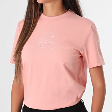 Calvin Klein - Camiseta Mujer 7G831 Rosa