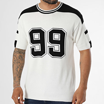 Classic Series - Tee Shirt Maille 006 Beige Clair Noir