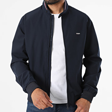 Jack And Jones - Casaco Bomber Zipper Brad Azul Marinho