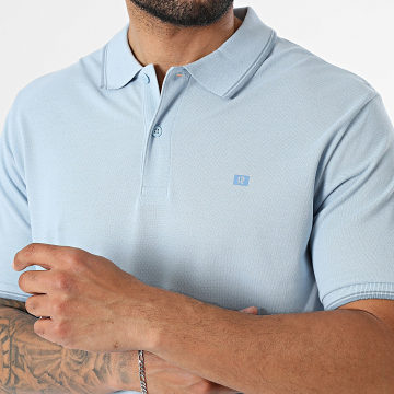 JJ Rebel - Polo Manches Courtes Zell Bleu Clair
