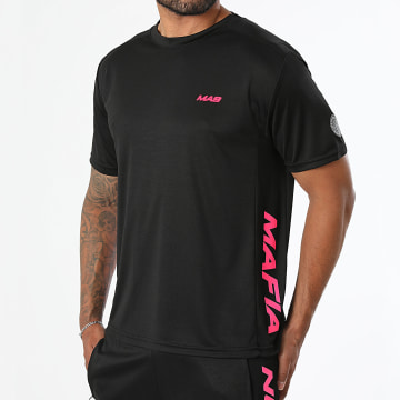 MA9 Mafia Nueve - T-Shirt Prime Active Black Pink