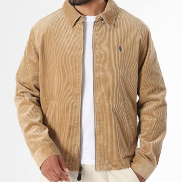 Polo Ralph Lauren - Veste Zippée En Velours Côtelé Original Player Camel