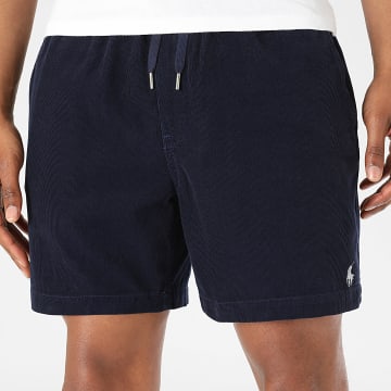 Polo Ralph Lauren - Short Chino Velours Côtelé Original Player Bleu Marine