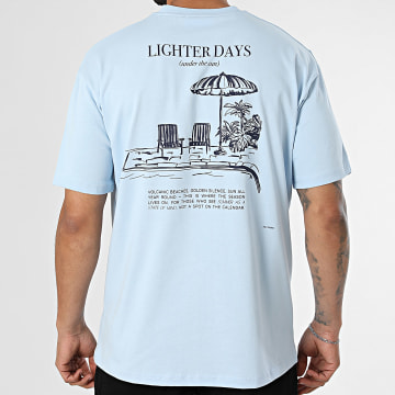 ADJ - T-Shirt Oversize Large 583 Lichtblauw