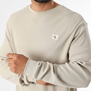 Calvin Klein - Sweat Crewneck Waffle EM217 Beige