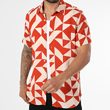 Classic Series - Camisa Manga Corta 161 Rojo Beige