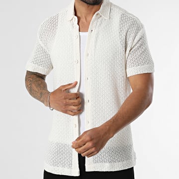 Classic Series - Camisa Manga Corta Calada 174 Beige Claro