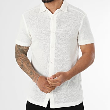 Classic Series - Camisa Manga Corta Punto 172 Beige Claro