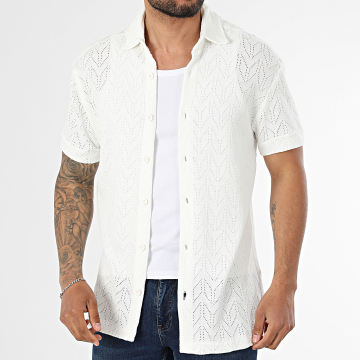 Classic Series - Chemise Manches Courtes Texturée 173 Beige Clair