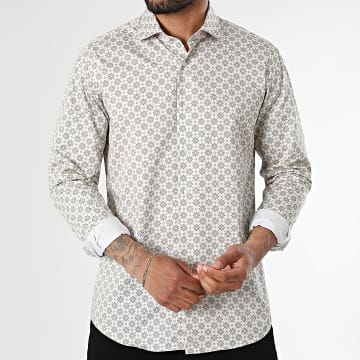 Classic Series - Chemise Manches Longues 015 Beige Clair Marron
