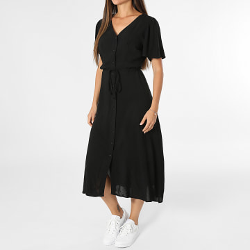 Classic Series - Dress Shirt Short Sleeve Woman Alba Black