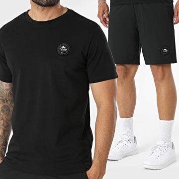 Helvetica - Completo T-Shirt E Pantaloncino da jogging Ajaccio 12 Capri 19 Nero