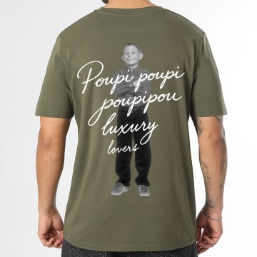 Luxury Lovers - Tee Shirt Oversize Poupi Poupipou Vert Kaki