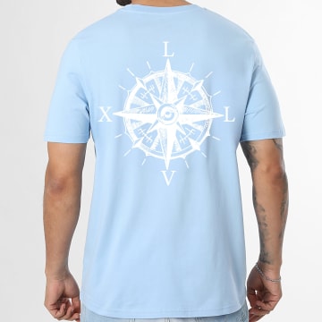 Luxury Lovers - Camiseta Oversize Cardinal Azul Claro