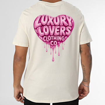 Luxury Lovers - Camiseta Oversize Heart Clothing Co Beige