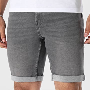 Only And Sons - Pantalón corto Vaquero Regular Fit Ply 6186 Gris