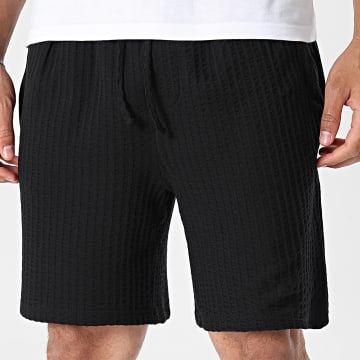 Only And Sons - Short Austin Wide Seersucker Noir