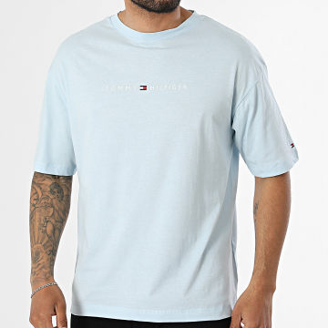 Tommy Hilfiger - Tee Shirt Logo 3643 Bleu Ciel