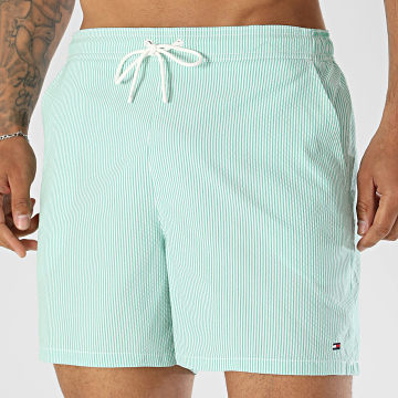 Tommy Hilfiger - Casual Short Medium Drawstring Ithaca 3837 Groen Wit