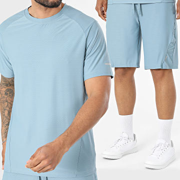 Classic Series - Ensemble Tee Shirt Et Short Jogging 036 Bleu Ciel