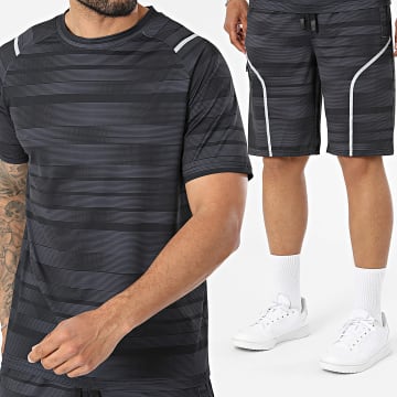 Classic Series - Ensemble Tee Shirt Et Short Jogging 037 Noir