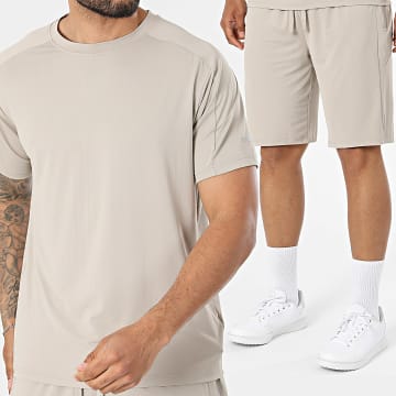 Classic Series - Ensemble Tee Shirt Et Short Jogging 038 Beige