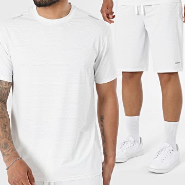 Classic Series - Ensemble Tee Shirt Et Short Jogging 039 Blanc
