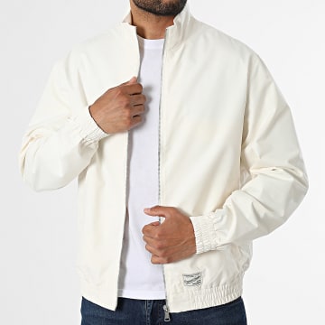 Jack And Jones - Chaqueta con cremallera Cassis Rush Beige Claro