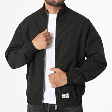 Jack And Jones - Chaqueta con cremallera Cassis Rush Negro