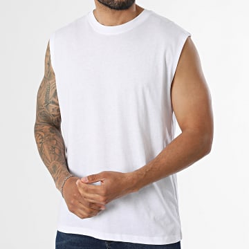 Jack And Jones - Camiseta Sin Mangas Simon Blanco