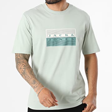 Jack And Jones - T-Shirt Fusion Dots Verde Claro