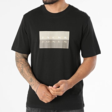 Jack And Jones - T-Shirt Fusion Dots Preto