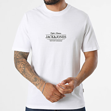 Jack And Jones - Camiseta Cassis Minimal Blanca