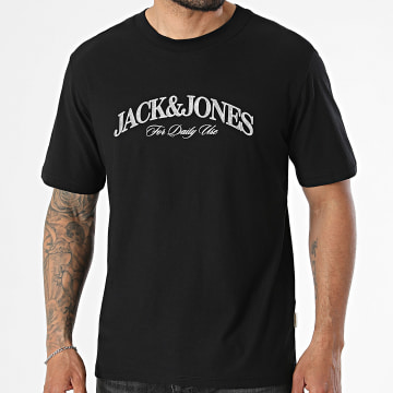Jack And Jones - T-Shirt Cassis Branding Preto