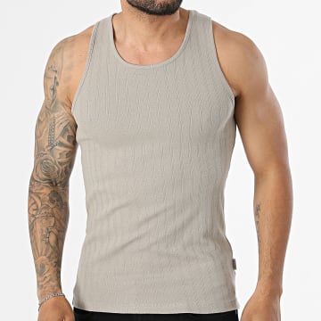Jack And Jones - Top Cote D'Azur Pointal Verde Caqui Claro