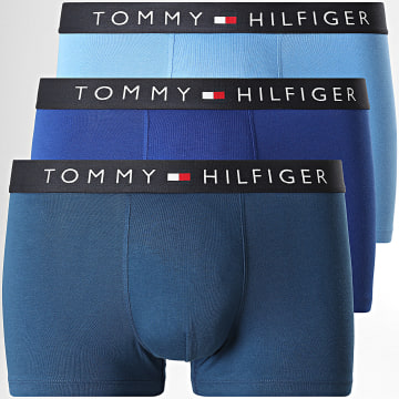 Tommy Hilfiger - Pack of 3 Boxers Stretch Cotton 3900 Light Blue Royal Blue Navy Blue