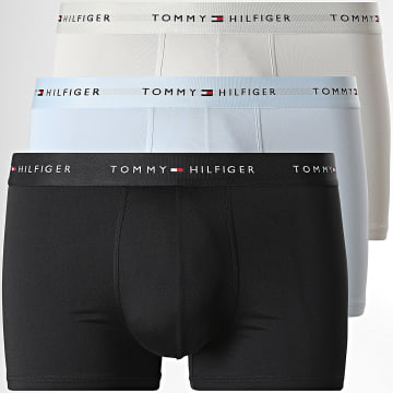Tommy Hilfiger - Pack of 3 Boxers 3877 Beige Light Blue Black