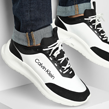 Calvin Klein - Sneakers Light Eva Runner Essential Laceup 2342 Black Bright White