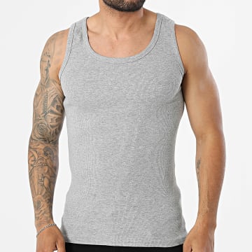 Frilivin - Gerippter Tanktop 973 Grau Meliert